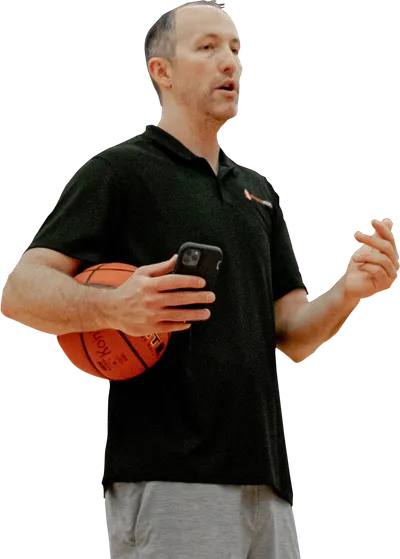 Thomas Viglianco coaching close-up